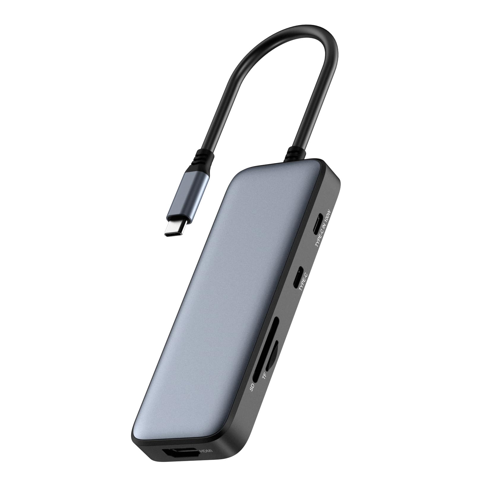 Amazon.com: USB C Hub, 8-in-1 USB C Multiport Adapter with 4K HDMI