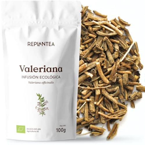 VALERIANA INFUSIÓN ECOLÓGICA 100G (50 Tazas) | Raiz de Valeriana Pura y Limpia REPLANTEA®