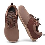 SAGUARO Mujer Barefoot Zapatillas Minimalistas Hombre Calzado Deportivos Gimnasio Zapatillas Trail Running Casual con Puntera Ancha para Walking Fitness Viajes Paseos Shopping Marrón Café, Gr.39