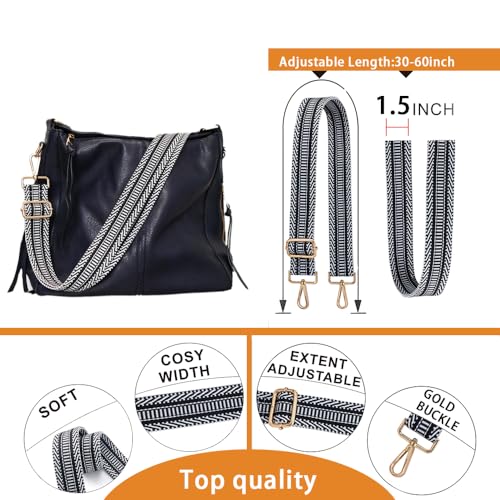 Image of S-Jacorry Purse Strap Replacement Crossbody Wide Shoulder Strap Adjustable Canvas Straps Handbag Strap Replacement Belts