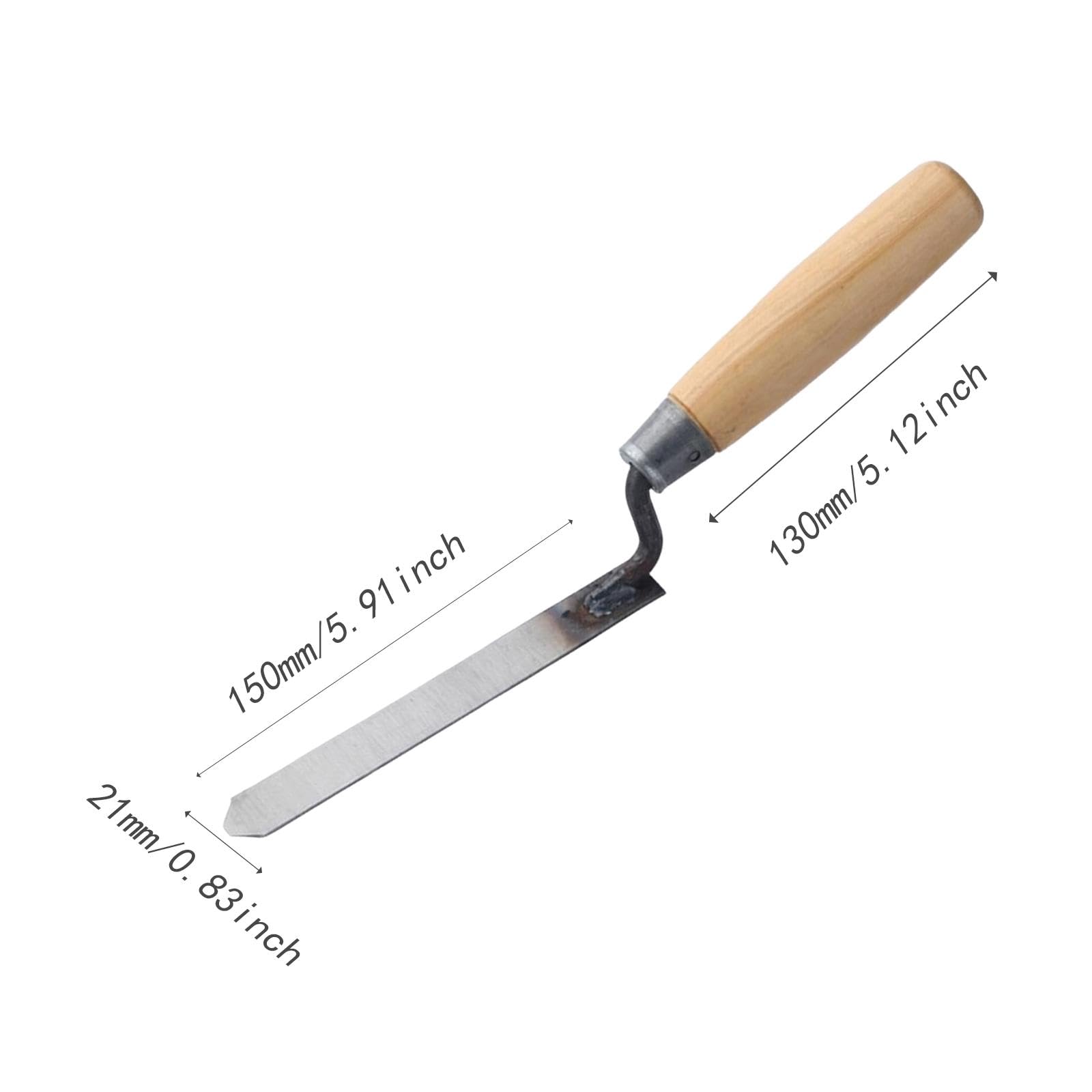 Paleta Estrecha para Rejuntar con Diseño Ergonómico Herramienta de Cemento Resistente Y Duradera Adecuada para Trabajos de Albañilería Y DIY