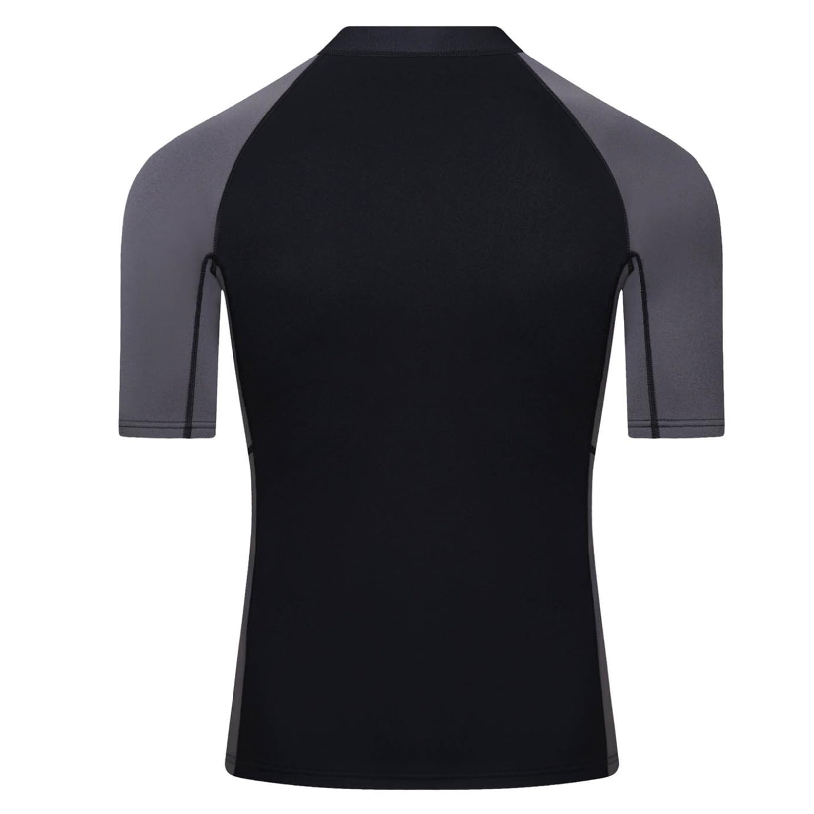Herren Neopren Oberteil 2mm Neoprenanzug Top Badeshirt Rushguard Shirt mit Reißverschluss UV Schutz für Wassersport Surfen