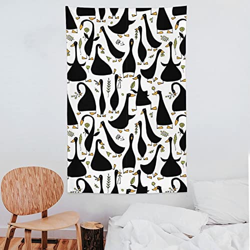 Funny Goose Wall Tapestry Large Hanging Tapestry Aesthetic Home Decor Tapestry For Living Room Bedroom 60"X90" #TOP6
