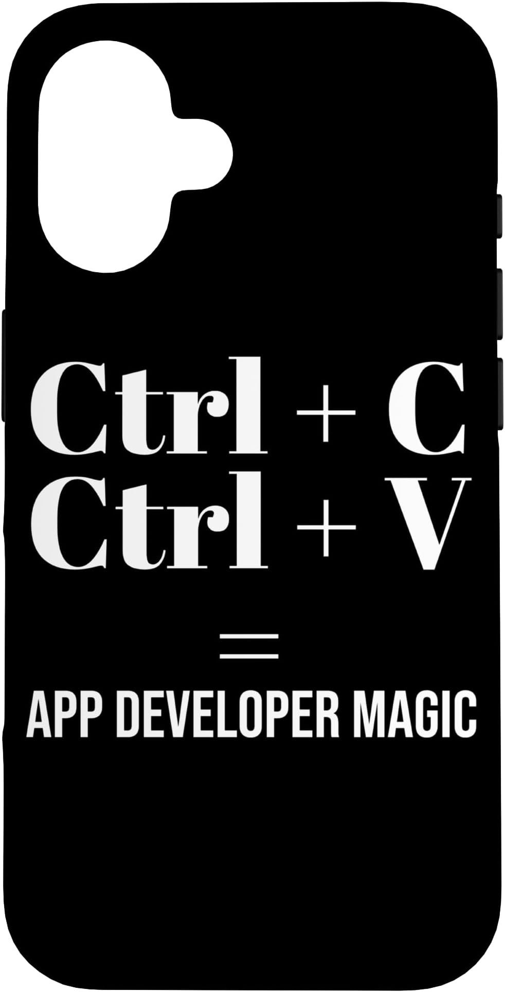 Ctrl C Ctrl V Mobile App Builder C++ Programming Code Python Case for iPhone 16