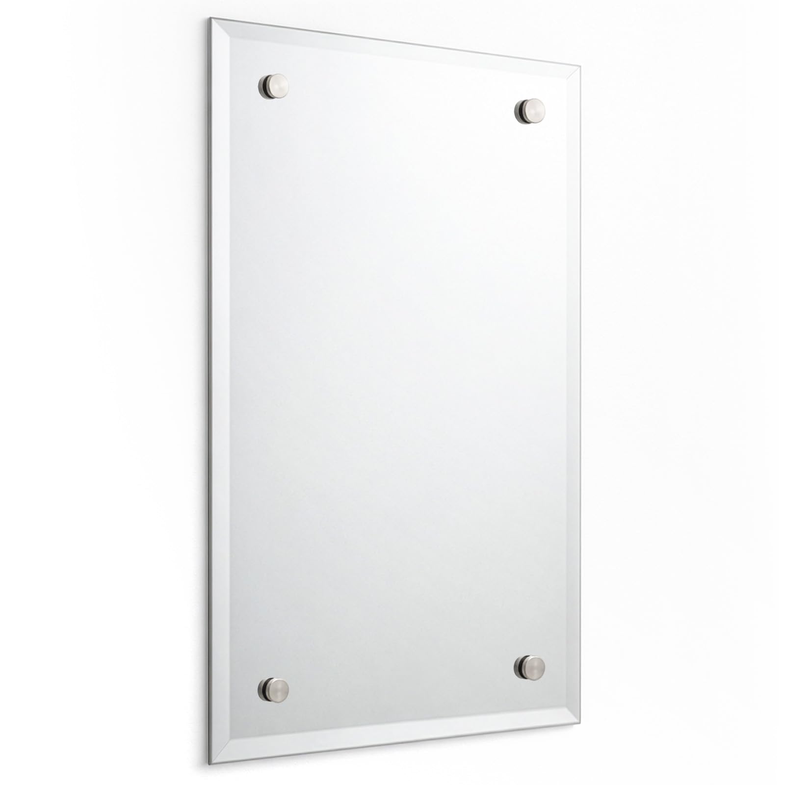 GREENSAPPIRE Frameless Wall Mirror 1PC 40x60cm Beveled Edge HD Shatter