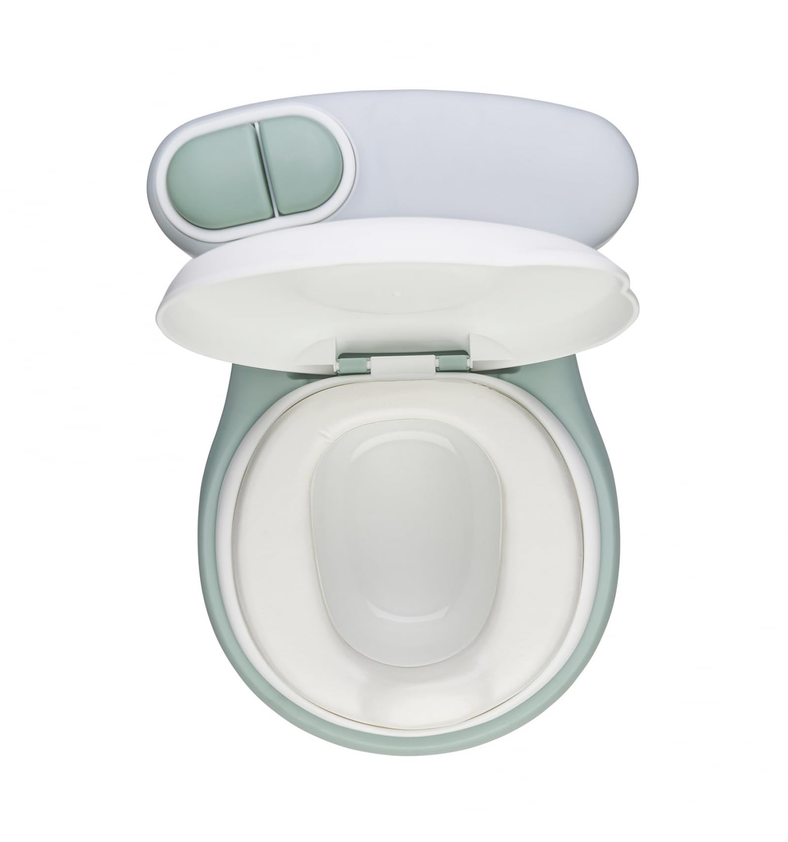 Orinal Musical Infantil Saro con Melodía, Sonido de Descarga, Borde Antisalpicaduras, Porta Rollos, Asiento Blando, Compartimento para Toallitas