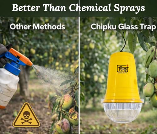 Image of Chipku Fly Magnet Trap Useful in Mango, Papaya, Sapota, Guava, Pomegranate, Sweet Fruit (10 Trap with 10 Fruit Fly Lure) - Pack of 10