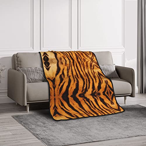 Plaid tigre super doux grand format pour des soirées cocooning chaleureuses sur le canapé - 5