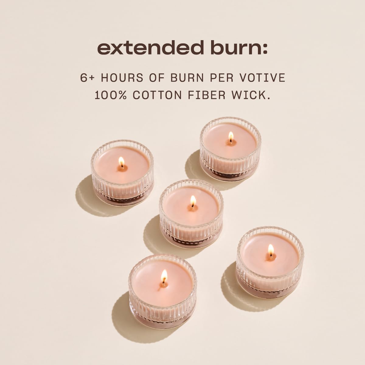 Snif G.O.A.T. Votive Candle Set, 5 Premium Scented Candles, 100% Cotton Fiber Wicks, Soy Wax Blend, Non-Toxic, Vegan - Image 4