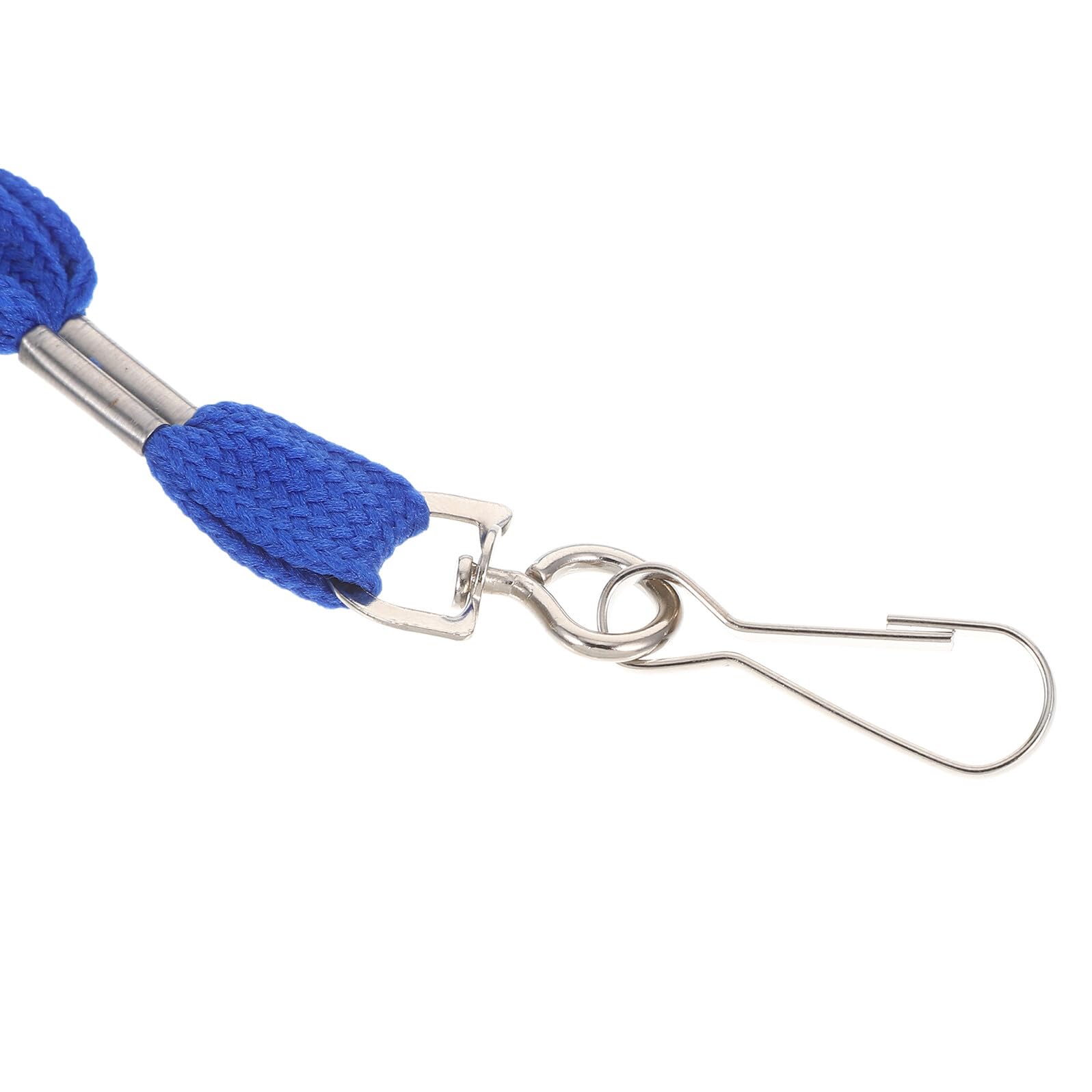 DOITOOL 100 Piezas Cordón para Etiqueta de Nombre Plano con Gancho Cordón para Tarjetero para Identificación para Uso Escolar Oficina y Eventos