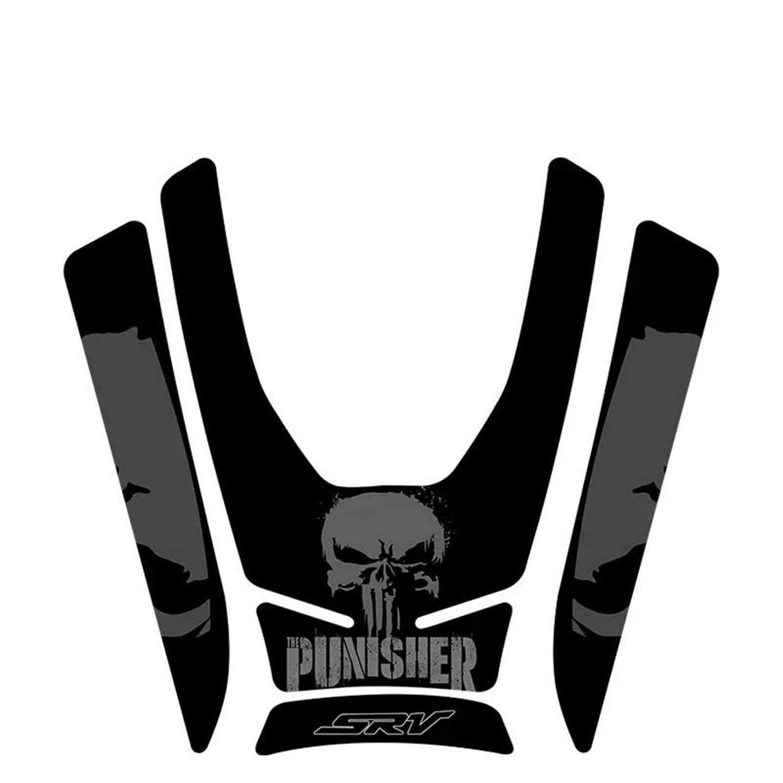 Motorcycle Accessories Tank Pad Gas Fuel Sticker Decal Protector for QJMOTOR SRV600 Bike Tank Film(Color4)