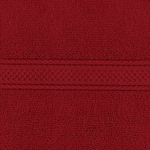 Image of Utopia Towels 6 Pack Premium Hand Towels Set, 16 by 28 inches, 100% Ring Spun Cotton, Ultra Soft and Highly Absorbent 600GSM Towels for Bathroom, Gym, Shower, Hotel, and Spa, Red