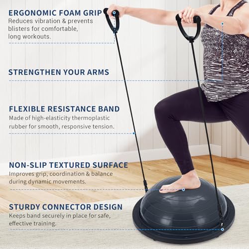 Garvee Half Balance Ball 23 in, 1600Lb Capacity Half Exercise Ball - image 3