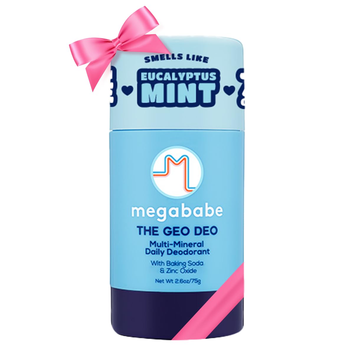 Megababe Daily Deodorant - The Geo Deo with Multi-Minerals | Aluminum-Free, All Natural | 2.6 oz