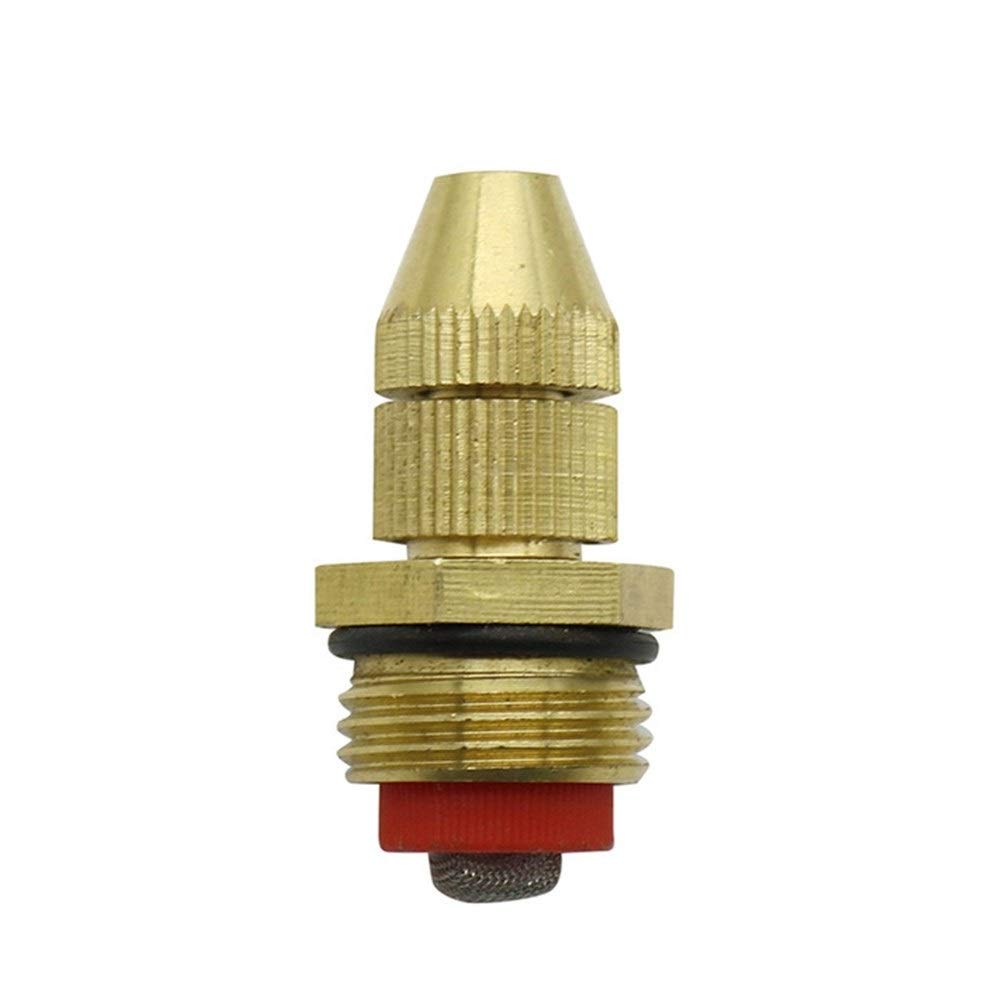 Buse de brumisation en laiton noir avec filtre et filetage male 1/2 pouce pour jardin