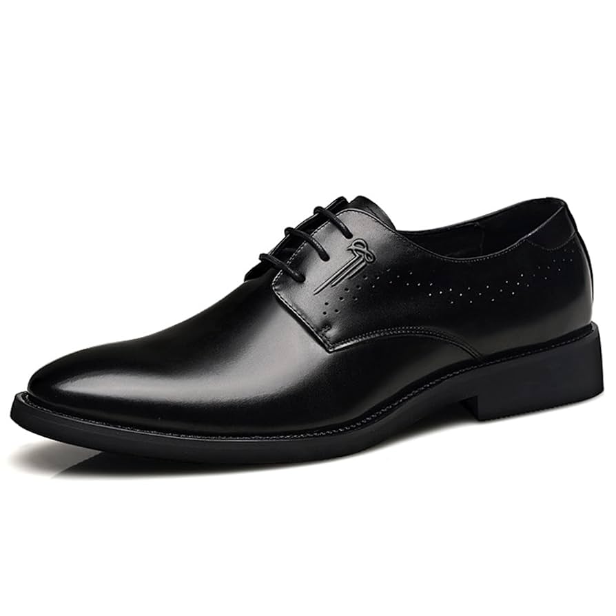 靴 pointed long toe lace up derby shoes Amazon.com: Men's Pointed Toe Lace Up, Real Leather Derby