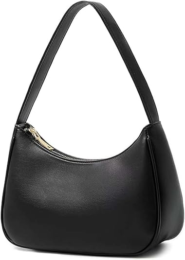 Shoulder Bags for Women Girls, Cute Tote Handbag Mini Clutch Purse with Zipper Closure