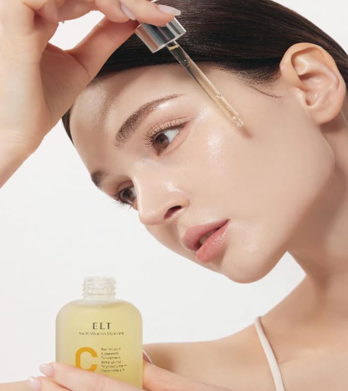 ELT Vita Youth Vitamin C Serum 1.69fl.oz.(50ml) | Multi Vitamin C Skin Soothing and Calming Effect | Skin Damage Protection| Strengthen Skin Barrier | Turns Skin Clearer |K-Beauty