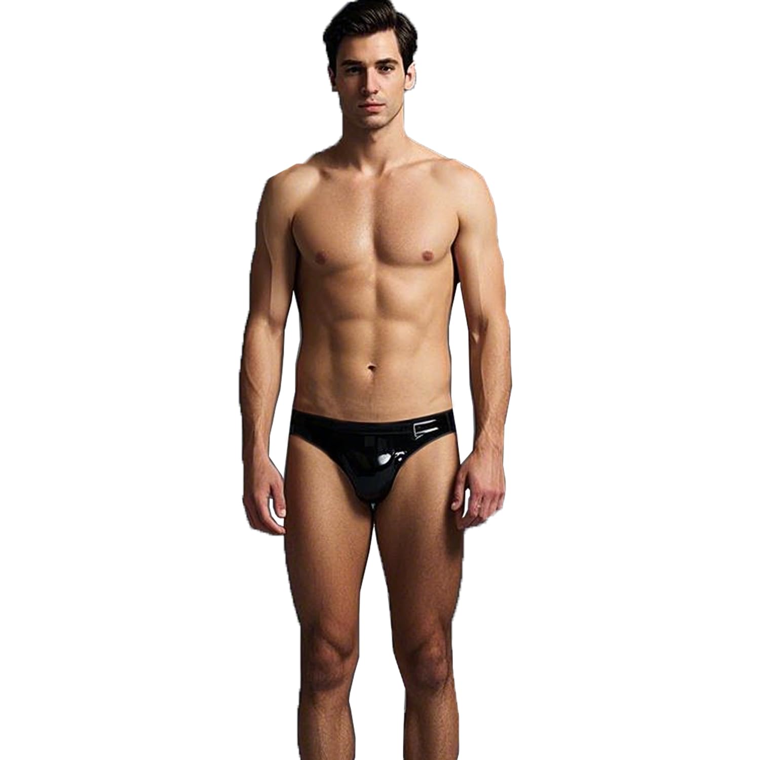 Slips en Latex de Mode pour Hommes,Shorts pour Hommes en Caoutchouc String,Culottes en Latex Cosplay Costumes