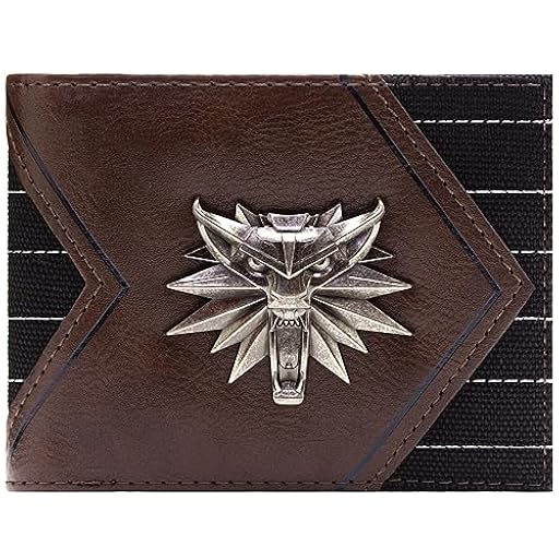 The Witcher 3 Wild Hunt Medallón de Lobo Emblema Billetera/Cartera Bi-Fold Porta-ID & Tarjetero, Marrón | Ya disponible en tu tienda friki favorita! En mundofriki.es!