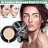 Air Cushion CC Cream Mushroom Head Foundation，Naturally Nude Makeup Concealer Mushroom Head Moisturizing Concealer，Mushroom Head Air Cushion CC Cream BB Cream Beauty Moisturizing (03# Nude Color)…