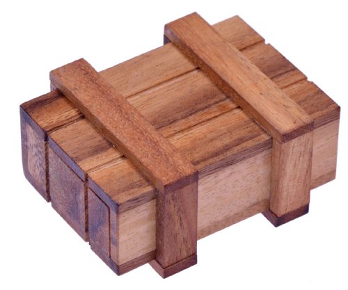 Preisvergleich Produktbild Schatztruhe Jumbo - Schatzkiste - Zauberkiste - Trickkiste - Denkspiel - Knobelspiel - Geduldspiel - Logikspiel aus Holz