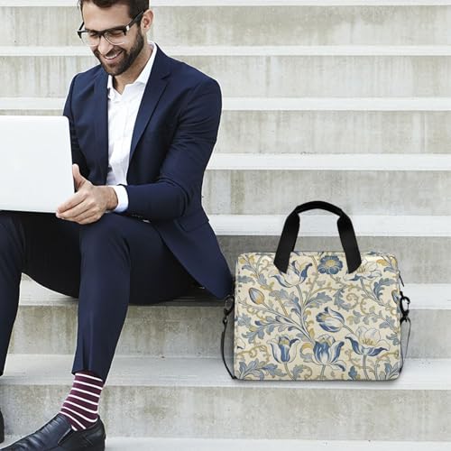 Funda de viaje para laptop 15.6 pulgadas amarillo y azul miniatura 3