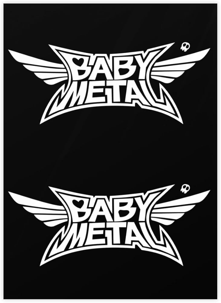 Amazon | ベビーメタル Babymetal クリスタルステッカー 防水シール
