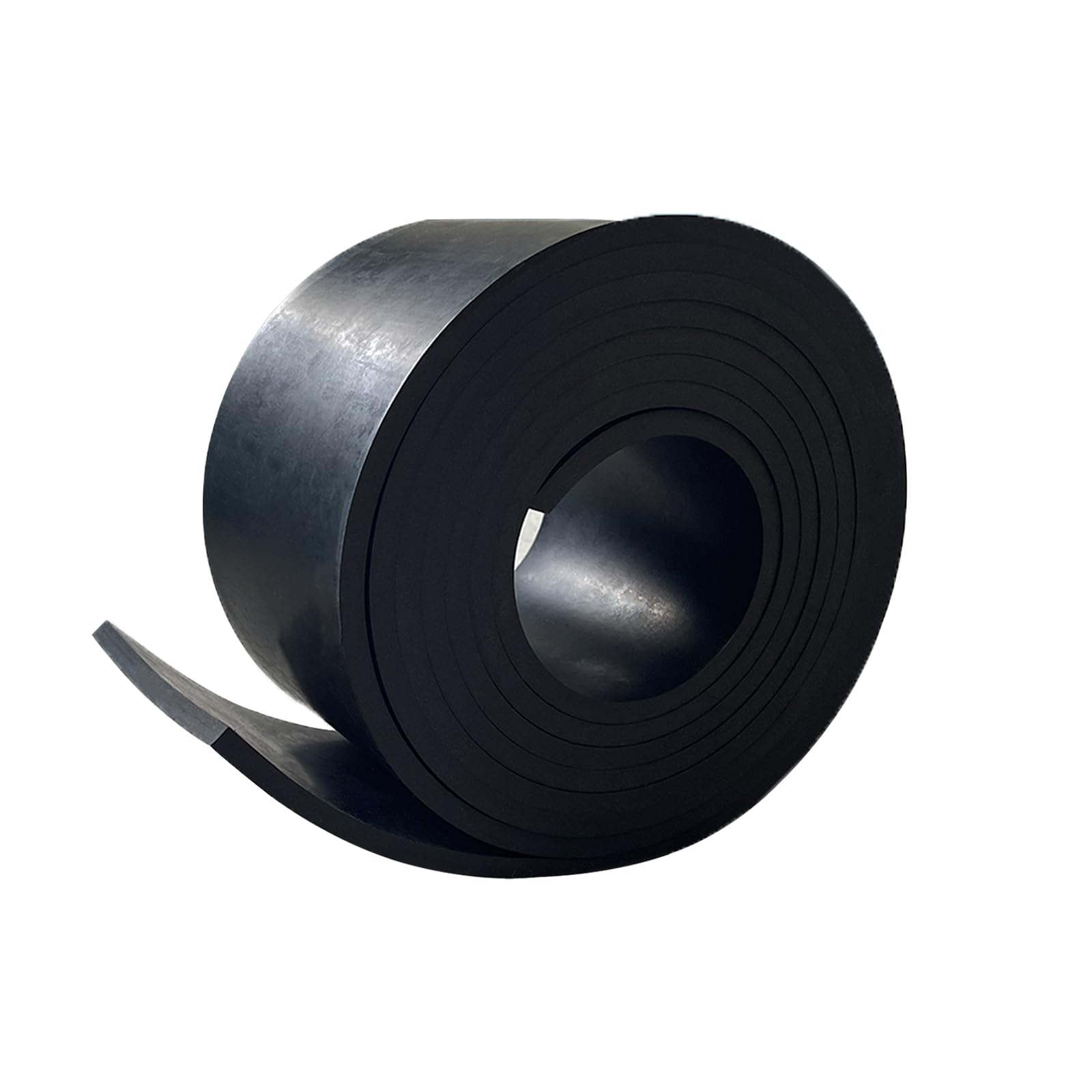 Thick Neoprene Rubber Rolls 1/4 (.25)" Thick X 4" Wide X 10'Long, Wide Neoprene Rubber Strip for Belting, Oil-Proof, Gasket, Sealing, Warehouse