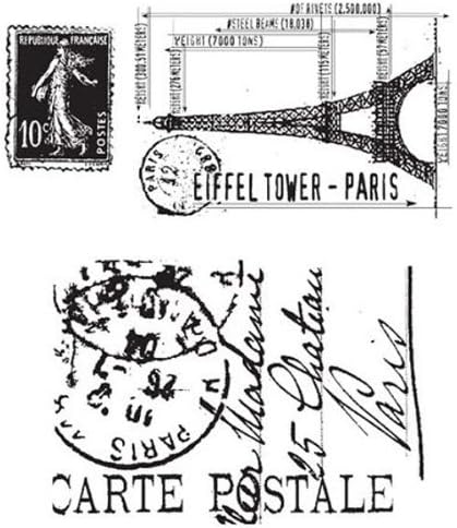 Stampers Anonymous Tim Holtz Cling Mount Stamp Set I See Paris