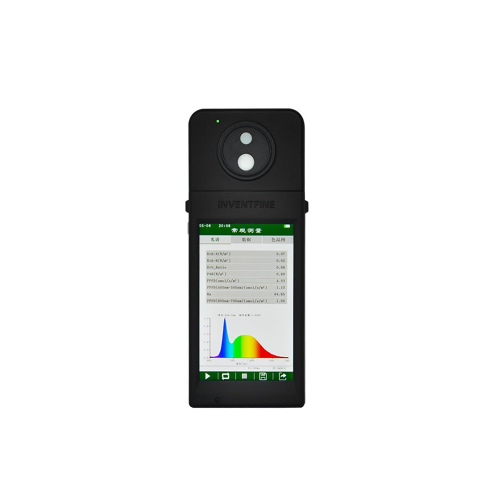 Mthckxjbsuz Nero Chromaticity Meter, Handheld Lcd Illuminance Meter Spectral Color Lux Measurement Tester Portable Uv Sensor(Spf-500)