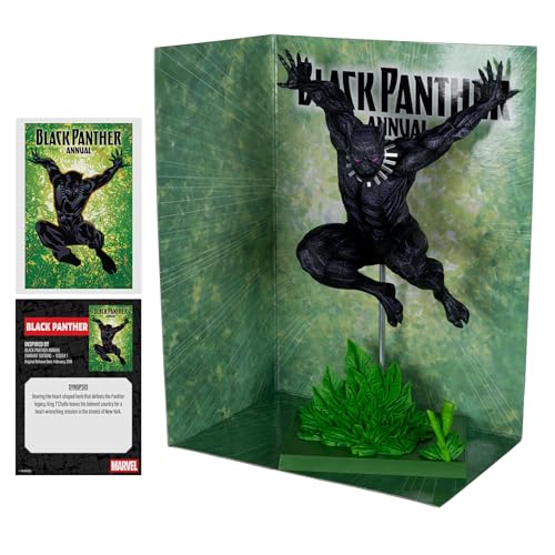 McFarlane Marvel Black Panther 1:6th Scale Collectible with Scene (Black Panther Annual (Variant) #1) Toys - Image 4
