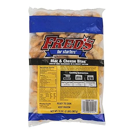 Fred's Macaroni and Cheese Bites, 2 lb, (6 per case)