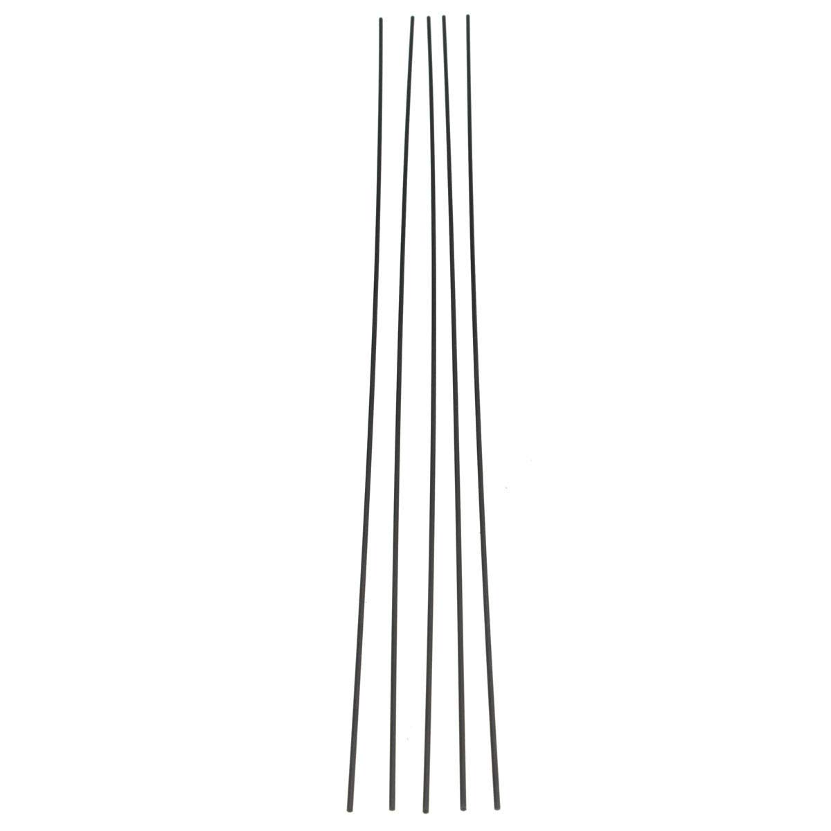 Lot De 5 Tiges En Fibre De Carbone Noires De 4 Mm De Long 500 Mm De Long~p117559958