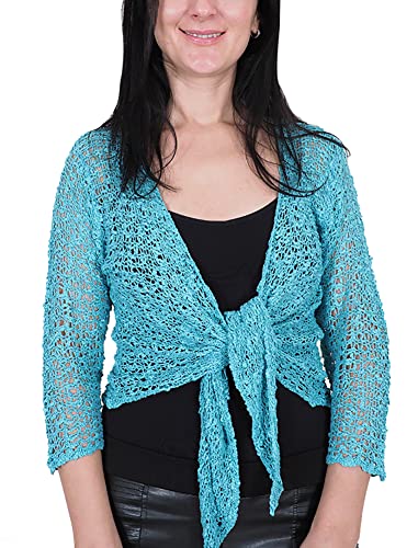 Bolero crochet mujer elástico Mimosa para cubrir hombros sin pasar calor