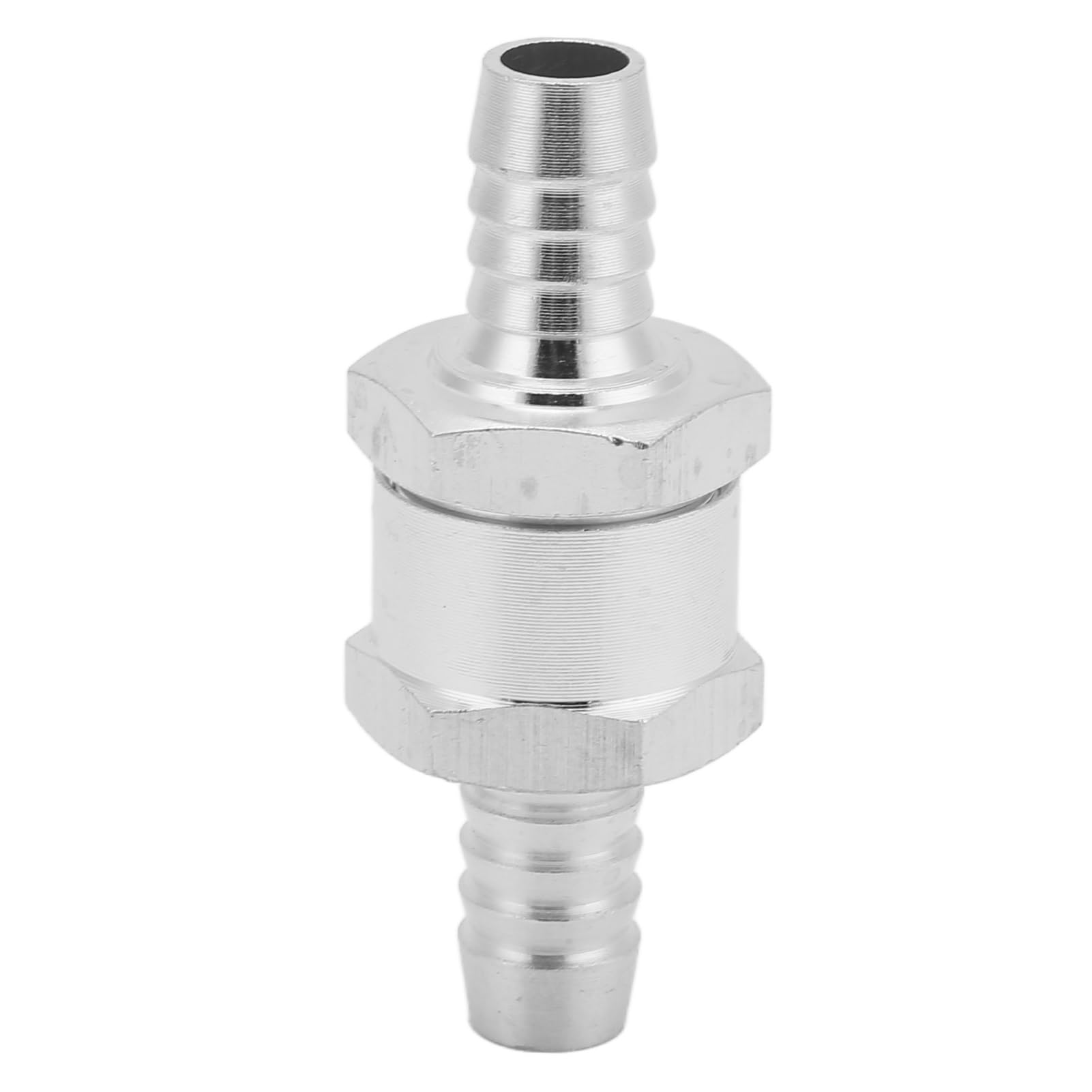 Kjfghdh 10Mm Automotive Solenoid Valve Aluminum Alloy Check Valve Non Return One Way For Fuel Gasoline Oil Petrol Diesel Water Fuel Shut Off Solenoid(10Mm)