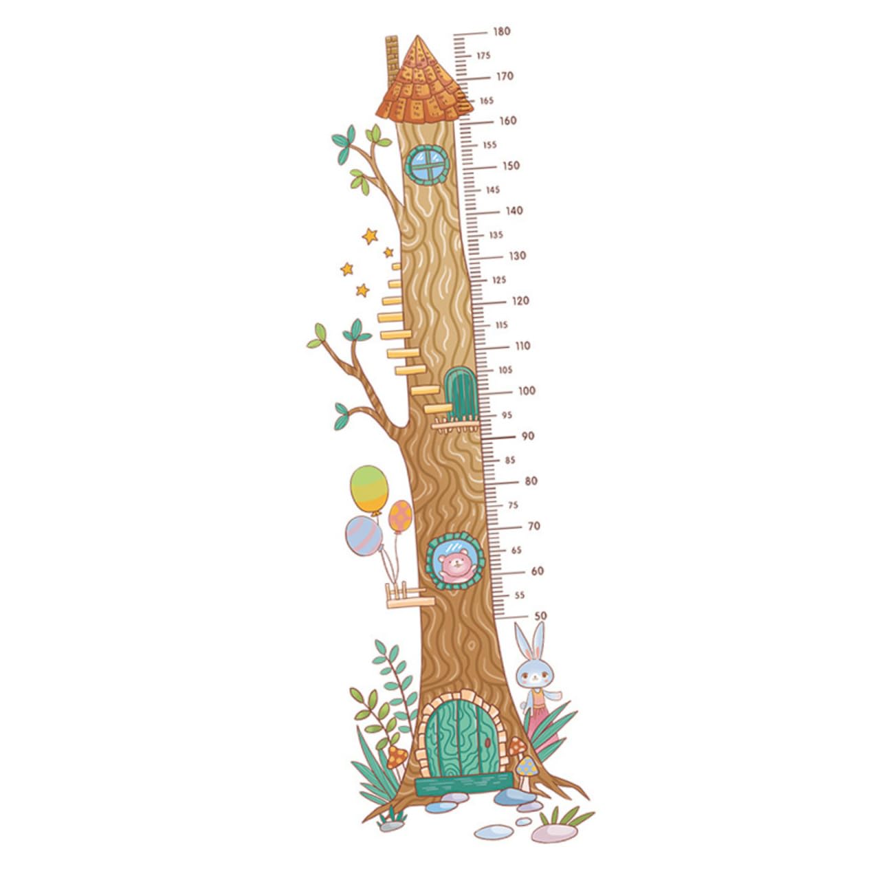 ORFOFE Height Measurement for Adults Boys and Girls Growth Chart Wall Sticker Kindergarten Height Chart Decal Removable Wall Decal