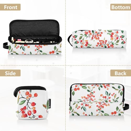 Organizador 2 en 1 para herramientas de cabello con almohadilla resistente al calor, gran capacidad para planchas, rizadores, blanco frambuesa dulce miniatura 5