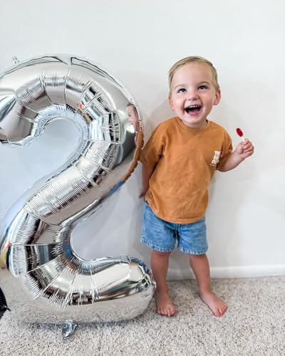 Number Balloon - Birthday Number Balloons, 40 Inch Large Foil Balloons for Men Women Boys Girls Themed Birthday Decorations - Image 3