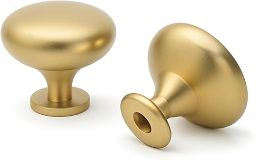 HARPOON 10 Pack Cabinet Knobs, Vintage Round Knob, Kitchen Bar Cabinet Hardware,