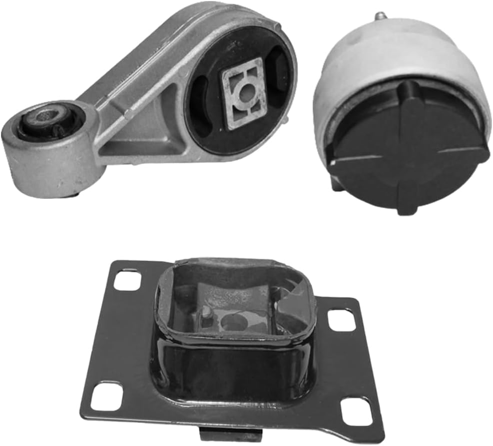 Right Engine Mount, Rear lower Engine Torque Strut Mount & Left Transmission Mount 3PCS Parts 3003 2939 2986