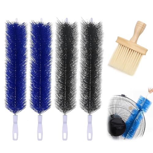 4 Pcs Fan Cleaner,Bendable Fan Duster,Comes with a Small Dusting