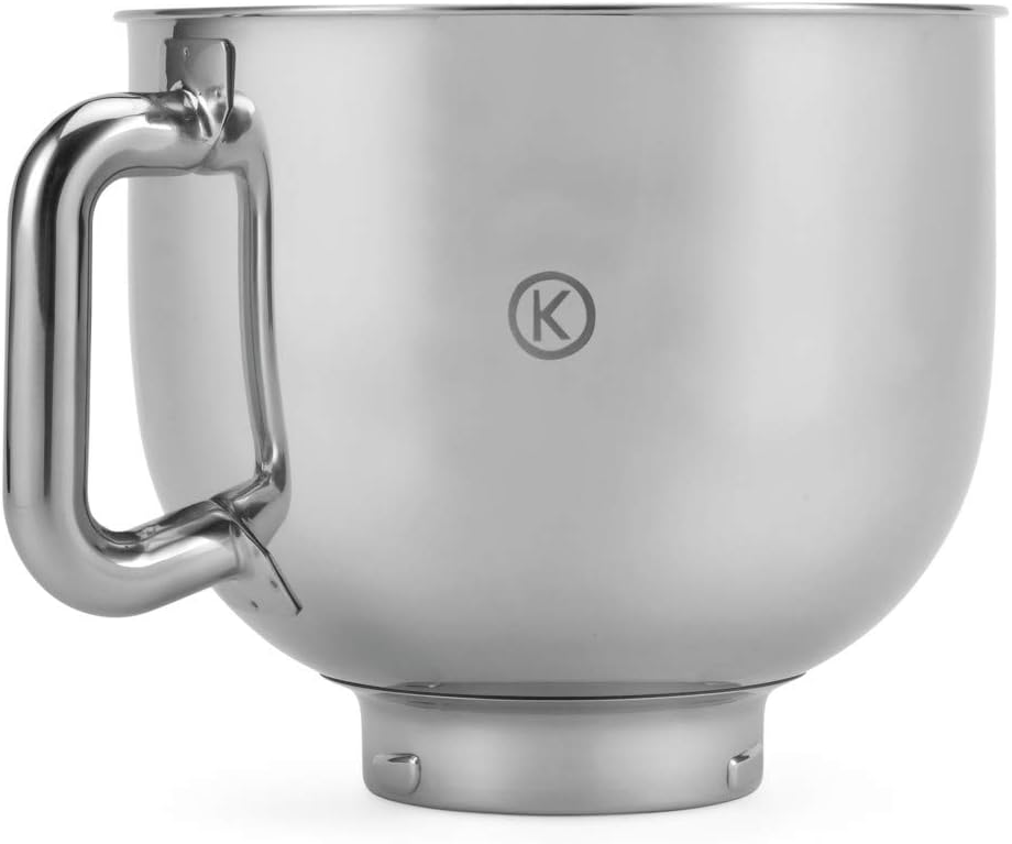 Kenwood KMX750WH KMIX Planetary Mixer with 5L Steel Handled Bowl, 3 Mixing Hooks, 1000W Power, Customizable with Over 20 Accessories Purchasable Separately, White
