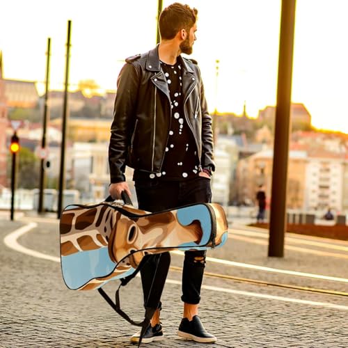 Étui pour guitare de 101,6 cm résistant aux rayures avec un design original et coloré