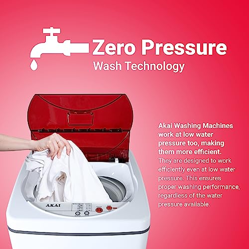 Image of Akai 6.5 Kg Fully-Automatic Top Loading Washing Machine (AKFA-65DWRPF)