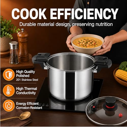 Olla a presión Acero inoxidable 7 L miniatura 2