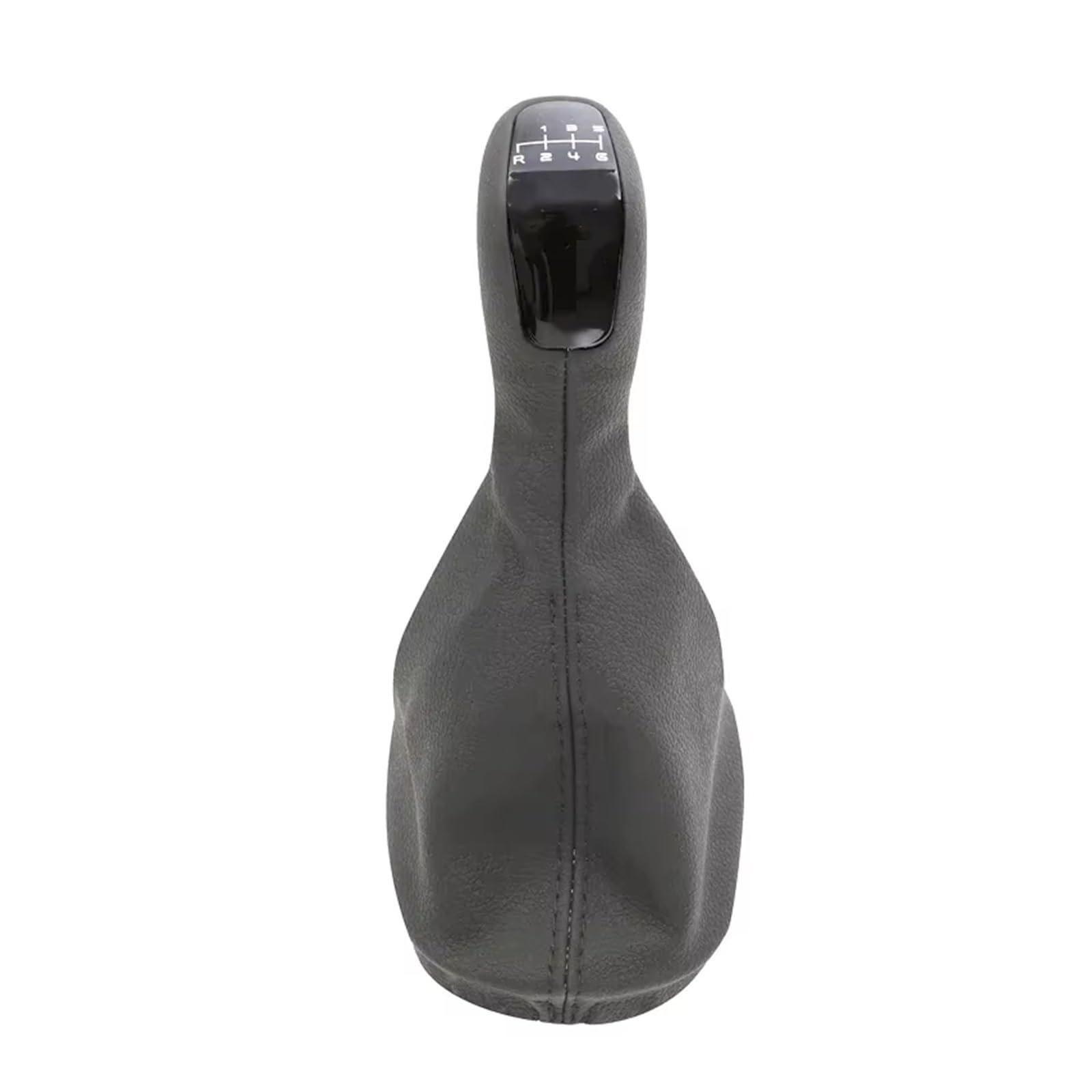 GHQFROP Transmission Gear Shift Knob for Benz C for Class W203 S203 Manual 6 Speed Lever Gear Shift Knob Leather Gaitor Boot Cover Car Gear Stick Knob
