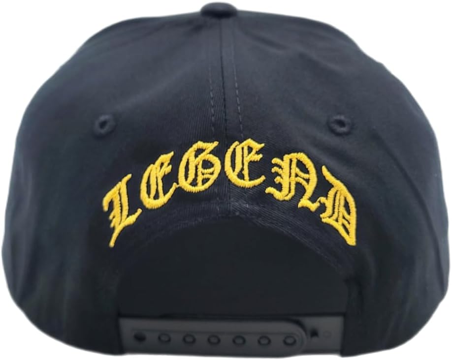 Los Angeles Legend Top Level New Luka 77 Black Purple Gold Era Snapback Hat Cap - Image 6