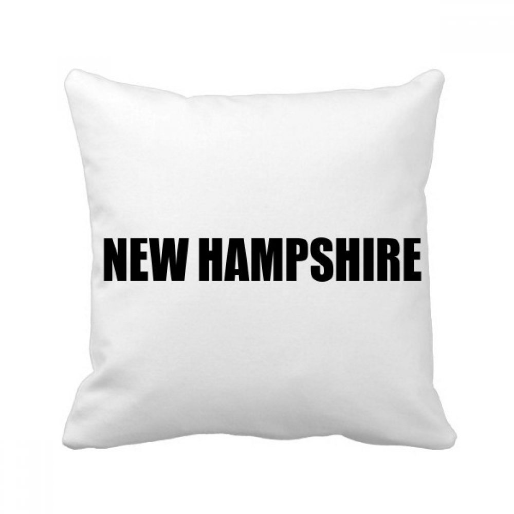 Coussin New Hampshire cadeau souvenir Amérique oreiller multicolore