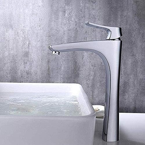 Robinet de lavabo monté sur le pont cascade chromée vasque - 2